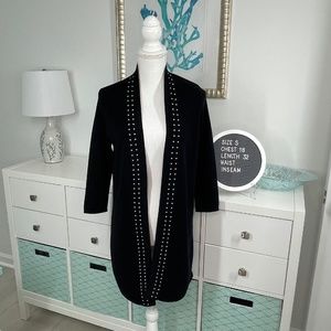 Kasper Duster Sweater with Studs Size Small